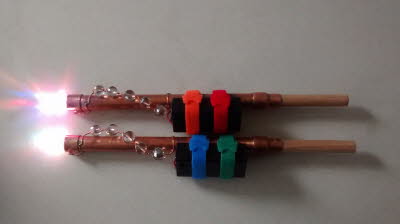 Variety of Ki Qigong Light Wands - On State